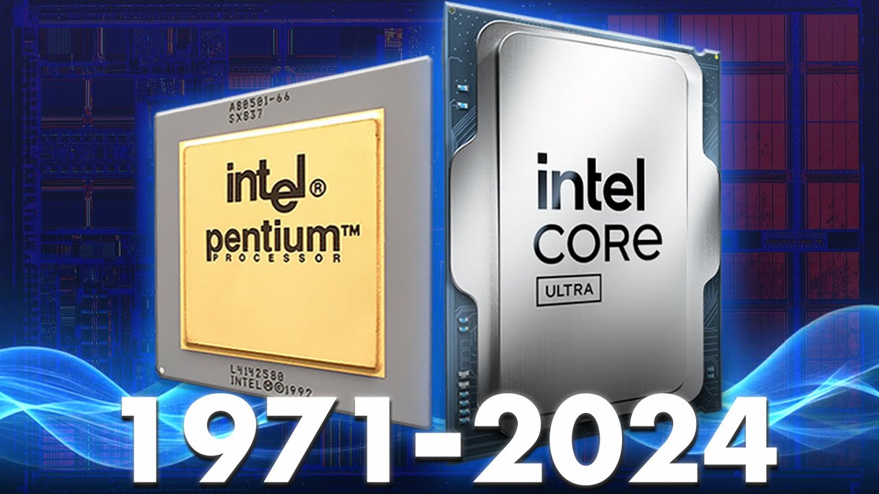 Эволюция процессоров Intel (1971-2024)