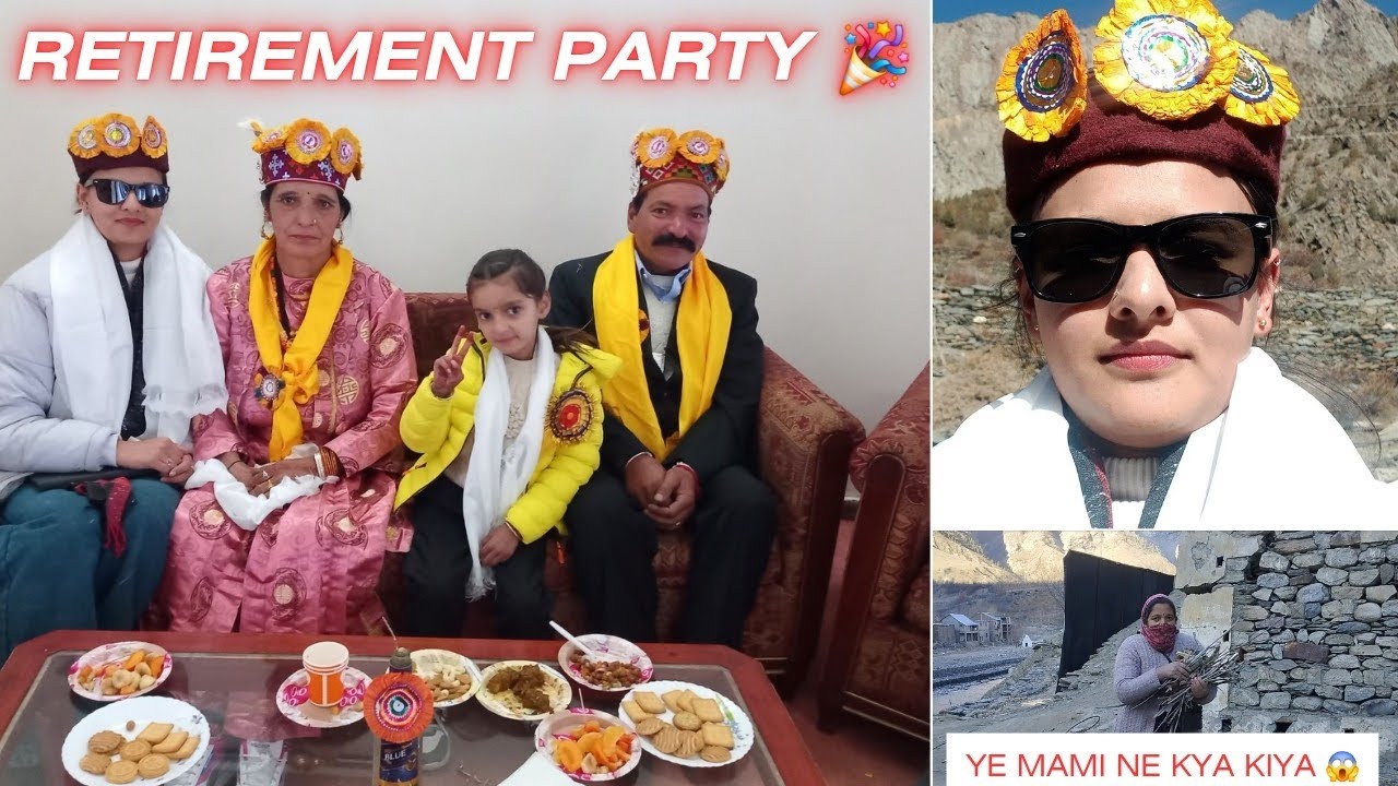 Kullu➡️Lahaul | Most Memorable Retirement Party🎉 | Lahauli tradition, song, and dance💃| #lahaulspiti