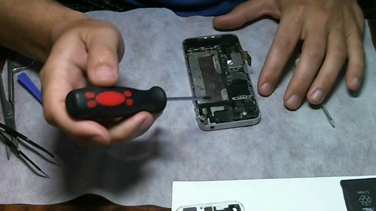 Iphone 4S   замена неисправной системной платы на плату с Китая в домашних условиях