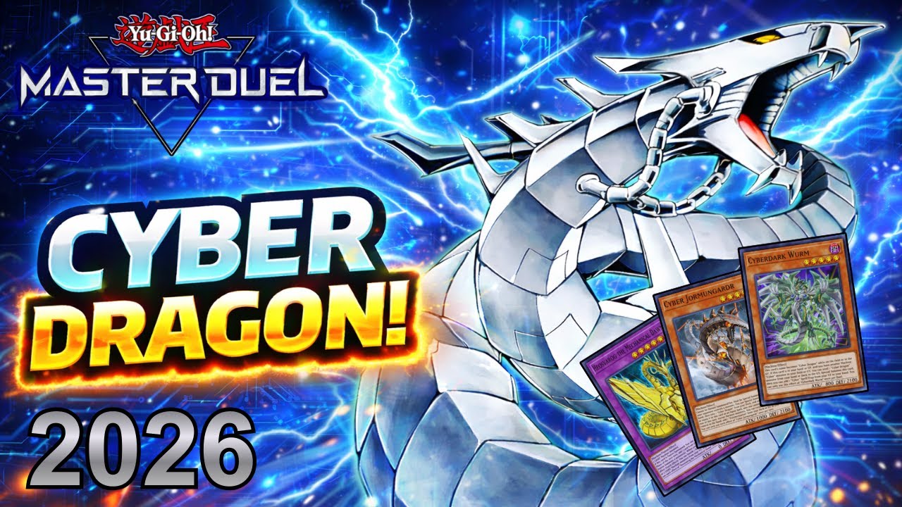 BEST Cyber Dragon Deck 2026 | Going First Or Second Does Not Matter | Yu-Gi-Oh! Master Duel