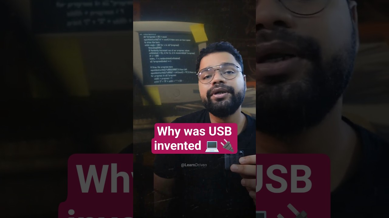 Why USB was invented? 💻🔌