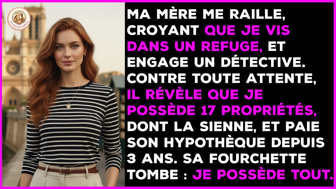 Maman a engagé des enquêteurs pour prouver que j'étais sans-abri - Ils ont découvert que je suis...