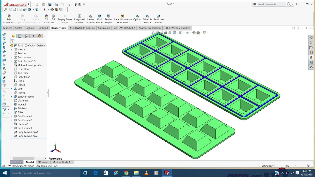 SOLIDWORKS - INDENT