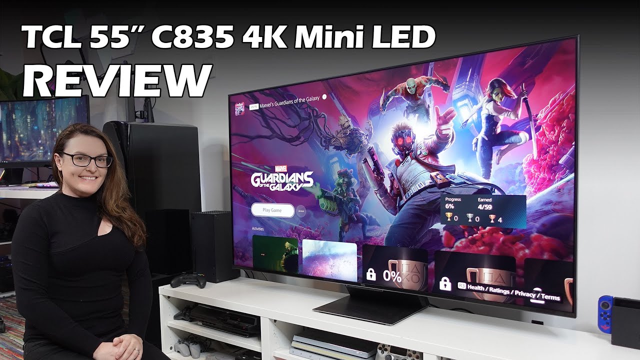 Обзор TCL Mini LED C835 Google TV | 55-дюймовый игровой дисплей 4K