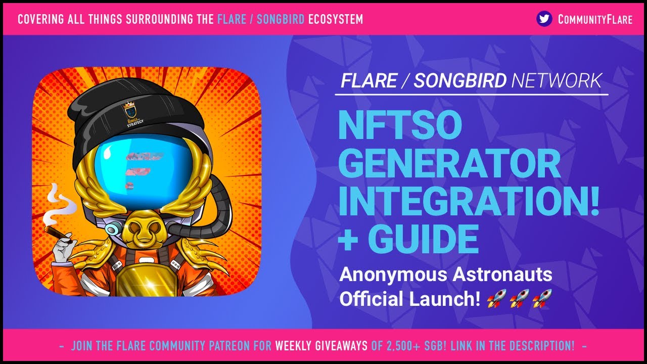 🚀 Anonymous Astronauts NFT Launch 🚀 - NFTSO Generator Tool (Walkthrough)