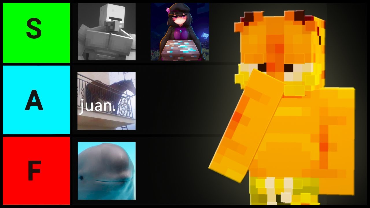 TIERLISTA MOBÓW Z KTÓRYMI ZAJARAŁBYM W MINECRAFT