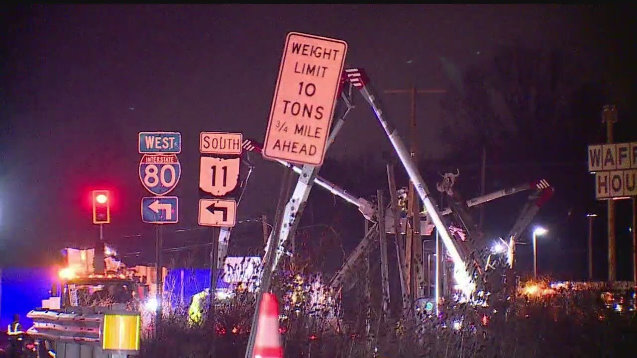 Salt Springs Road, I-80 reopen after wires down