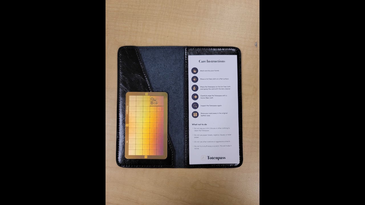 Totenpass Finally Explained