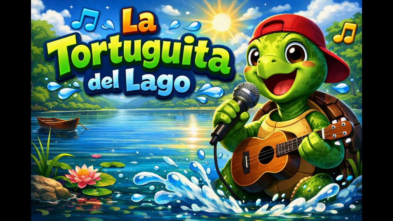 🐢🎵 “La Tortuguita del Lago”🎵💧