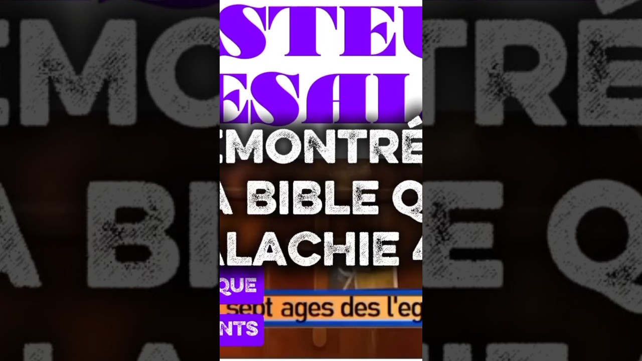 QUI EST MALACHIE 4 AVEC PAST RICHARD BESALE