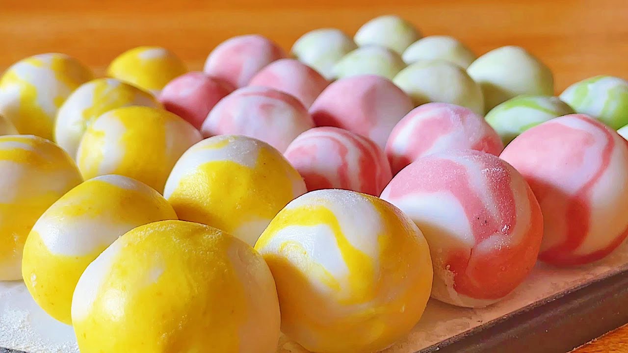 彩色湯圓花樣元宵，不褪色不開裂的竅門，3個要點1次掌握【廚娘小寧】