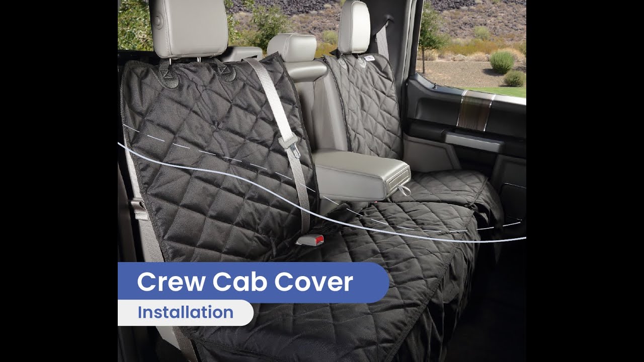 4Knines Crew Cab Truck Seat Cover Install video
