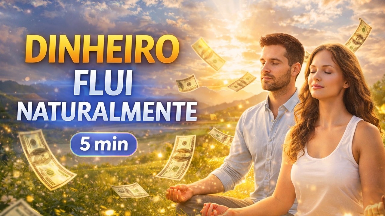 ATIVE O FLUXO NATURAL DO DINHEIRO | Visualização Guiada 5 Min