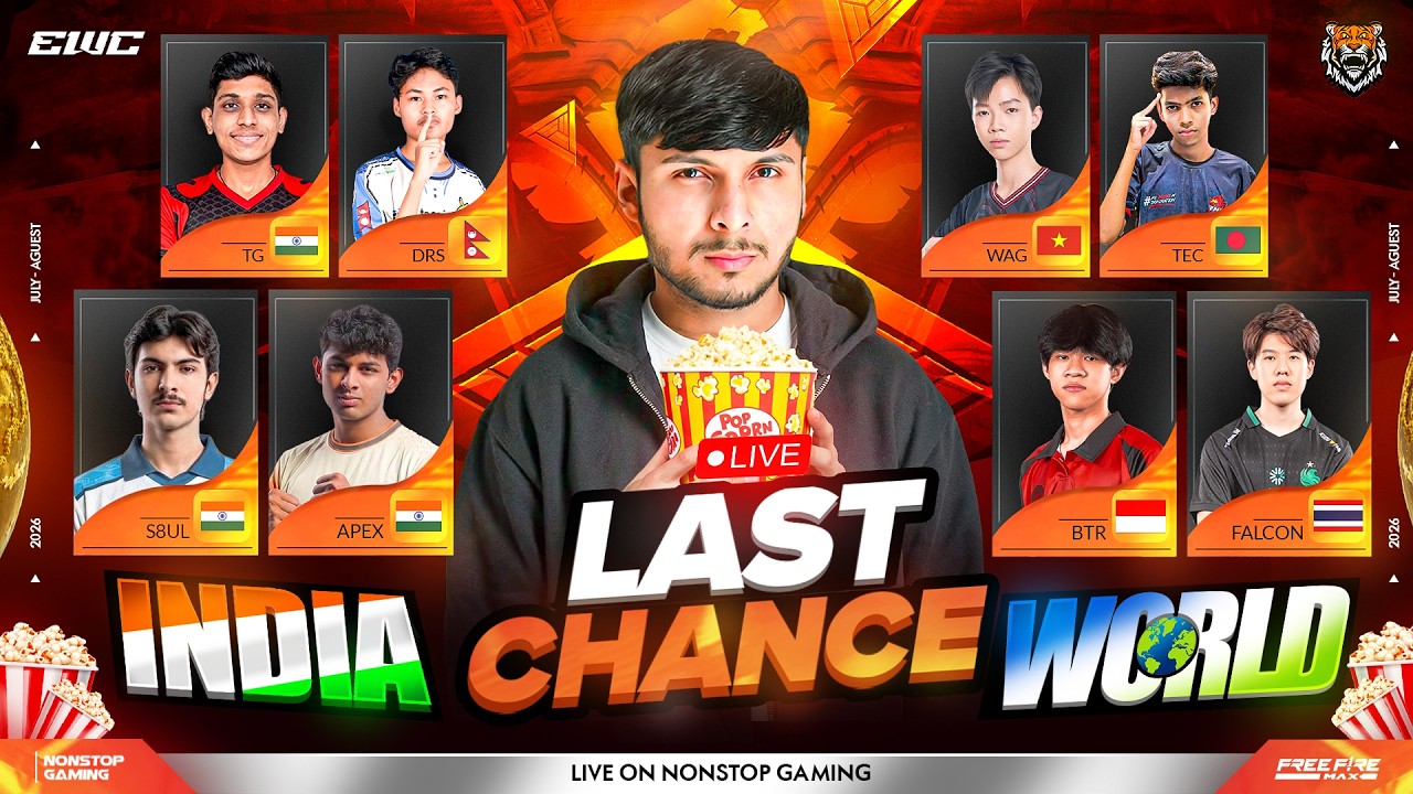 EWC SURVIVAL STAGE  LAST CHANCE ❗WATCH PARTY FROM PARIS 🤯 || Let's Gooo Team INDIA 🇮🇳