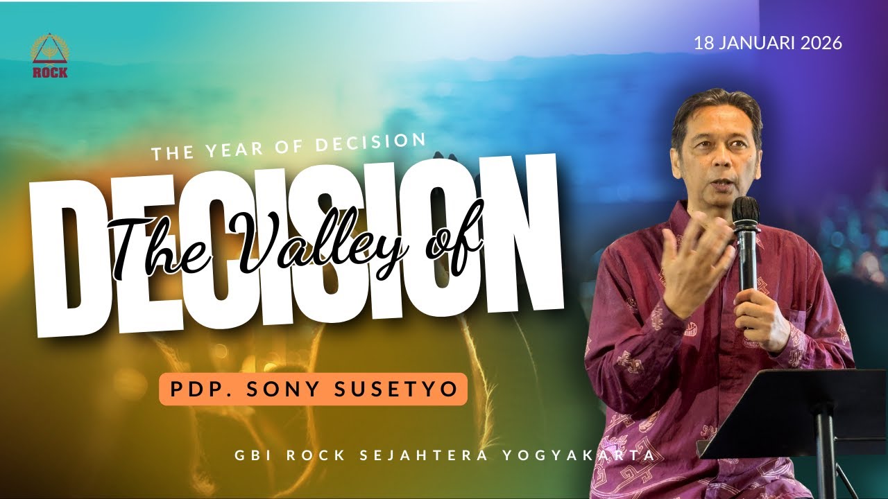 HIDUP ITU PILIHAN | IBADAH ONSITE GBI ROCK SEJAHTERA | 18 JANUARI 2026