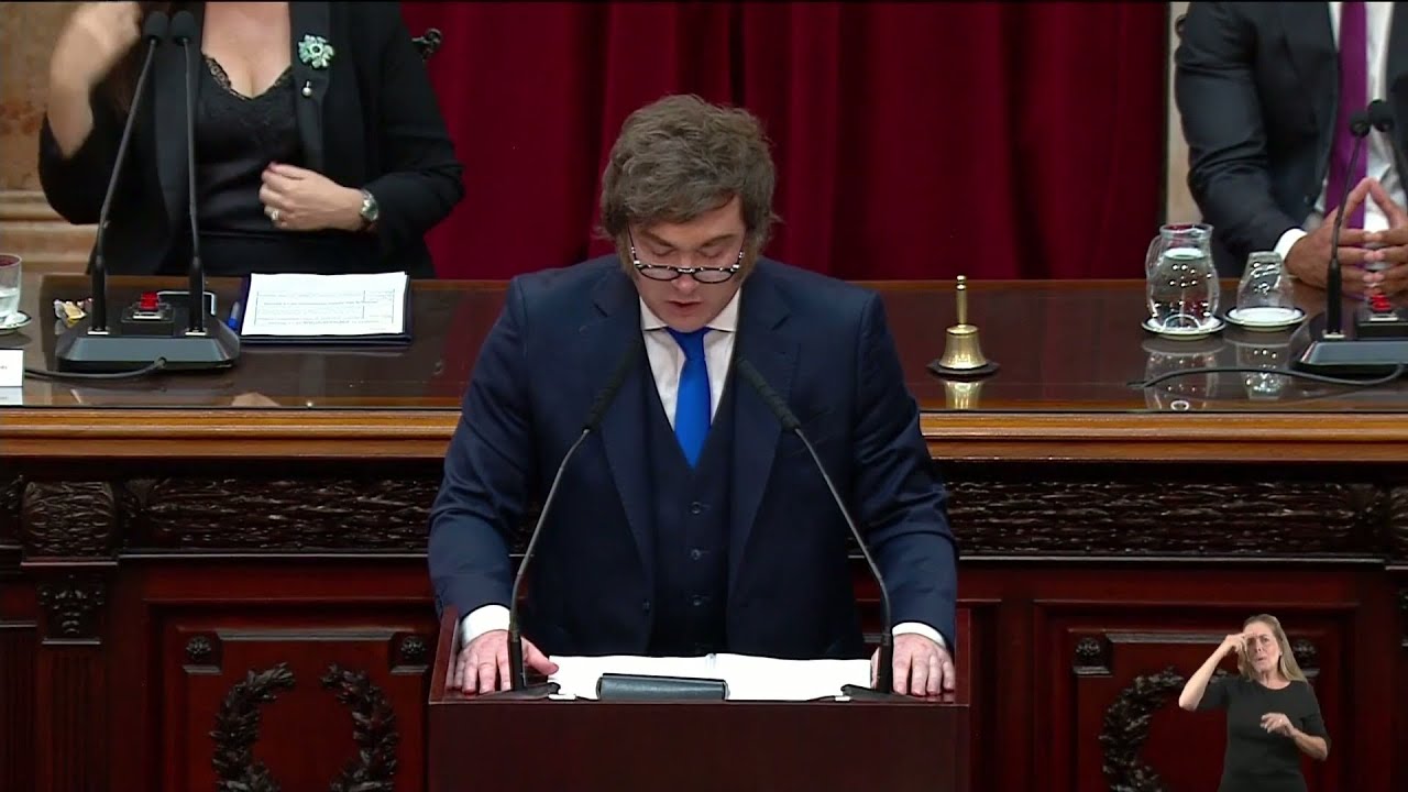 🔴 JAVIER MILEI ABRE LAS SESIONES ORDINARIAS: 
