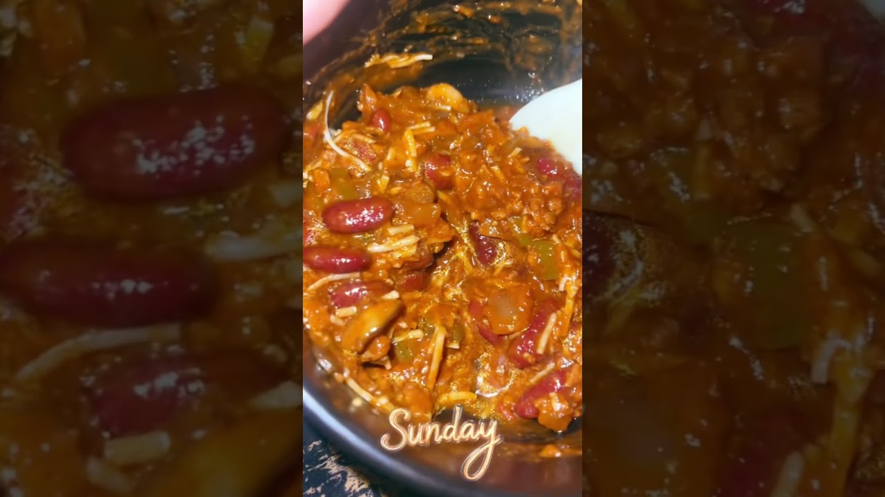 Vegan Chili #veganvlogger #foodie #food