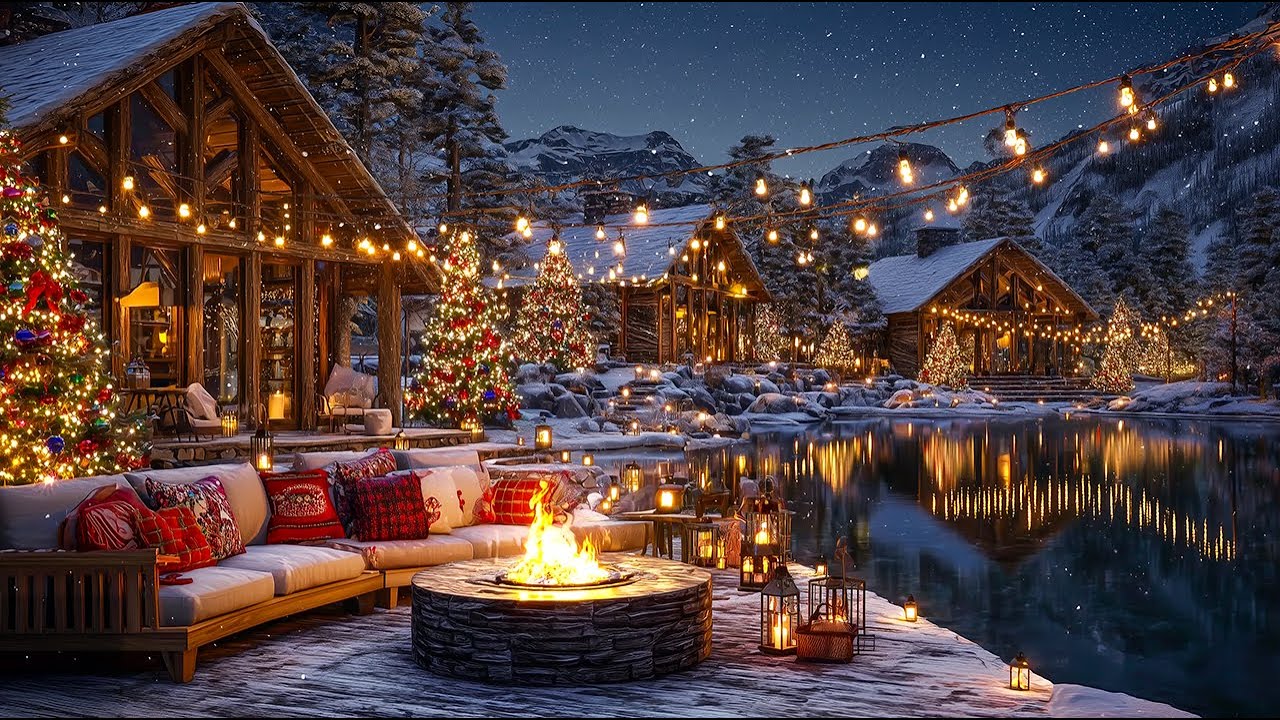 Relaxing Christmas Music with Fireplace Ambience 🎄 Merry Christmas 2026 🎅 Cozy Holiday Playlist