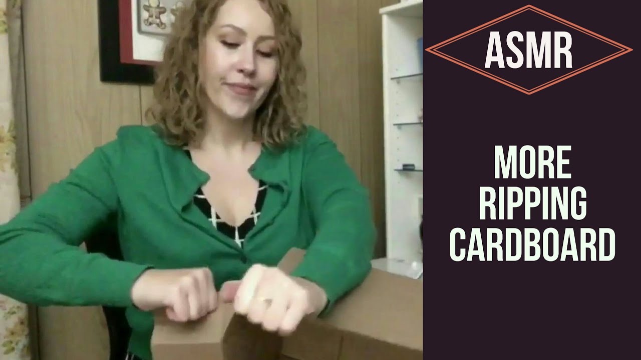 ASMR• Secretary Rips Cardboard | PAPER Sounds part 3 (NO Talking)