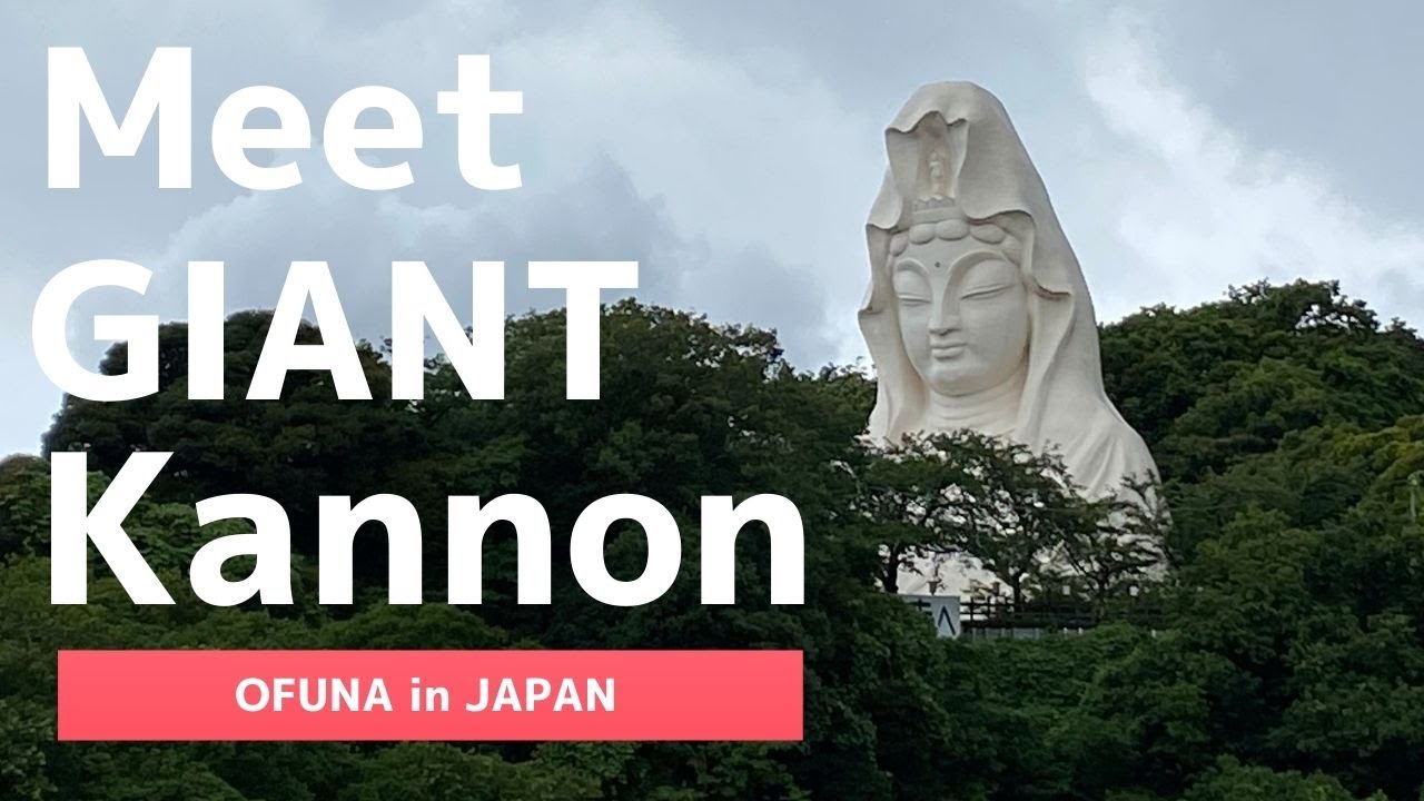 Mysterious Kannon statue watching you | Meet the Ofuna Kannon (4K WALK JAPAN)