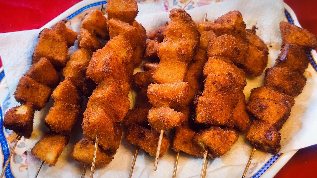 Crispy Potato Skewers | Potato Lollipop Skewers