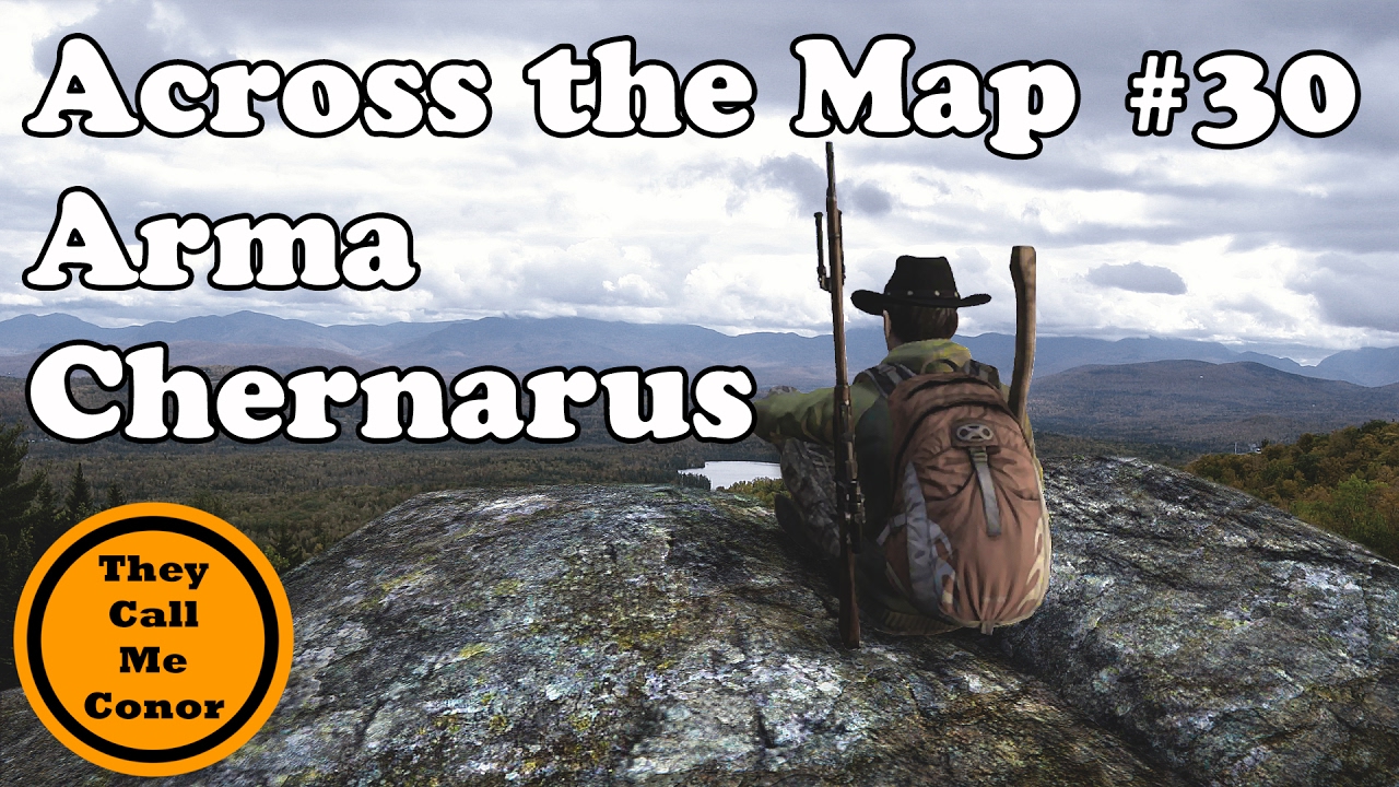 Across the Map #30: Arma/DayZ Chernarus walk across the Map TimeLapse Video