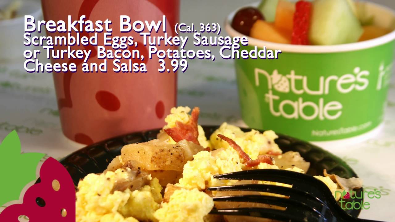 NATURE'S TABLE BREAKFAST