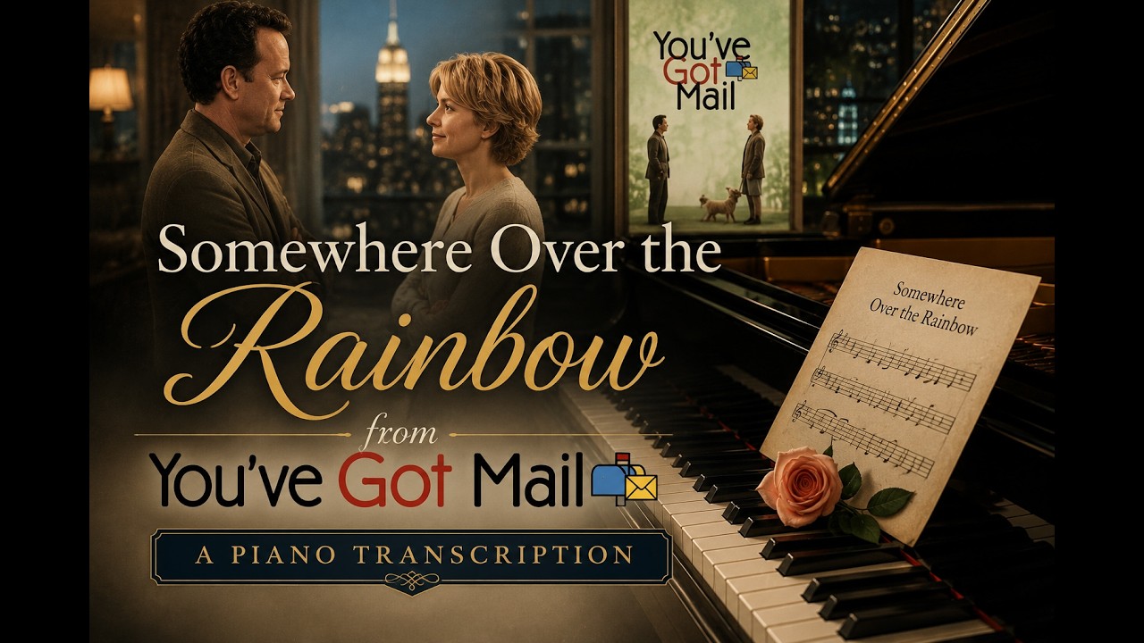 Somewhere Over the Rainbow, from You've Got Mail. A piano transcription