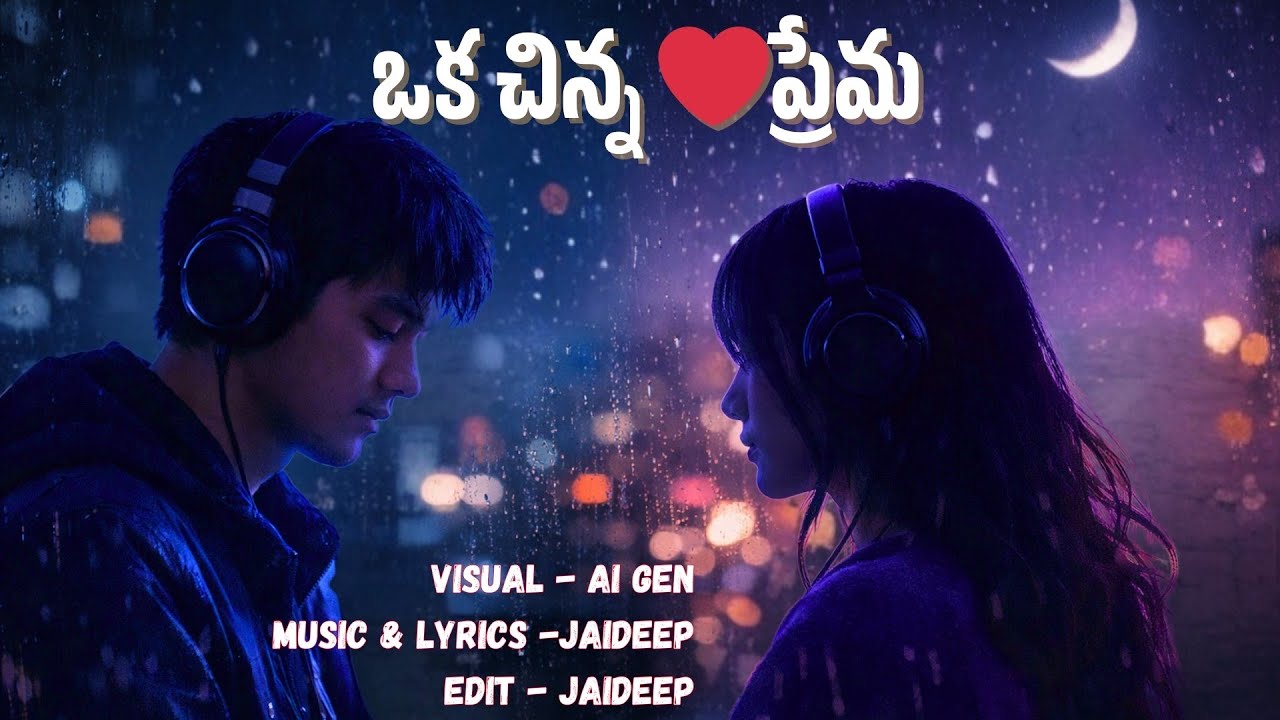 Oka Chinna Prema | Telugu Lo-Fi Duet | Male & Female Voices | Chill Night Vibes #viral #shorts