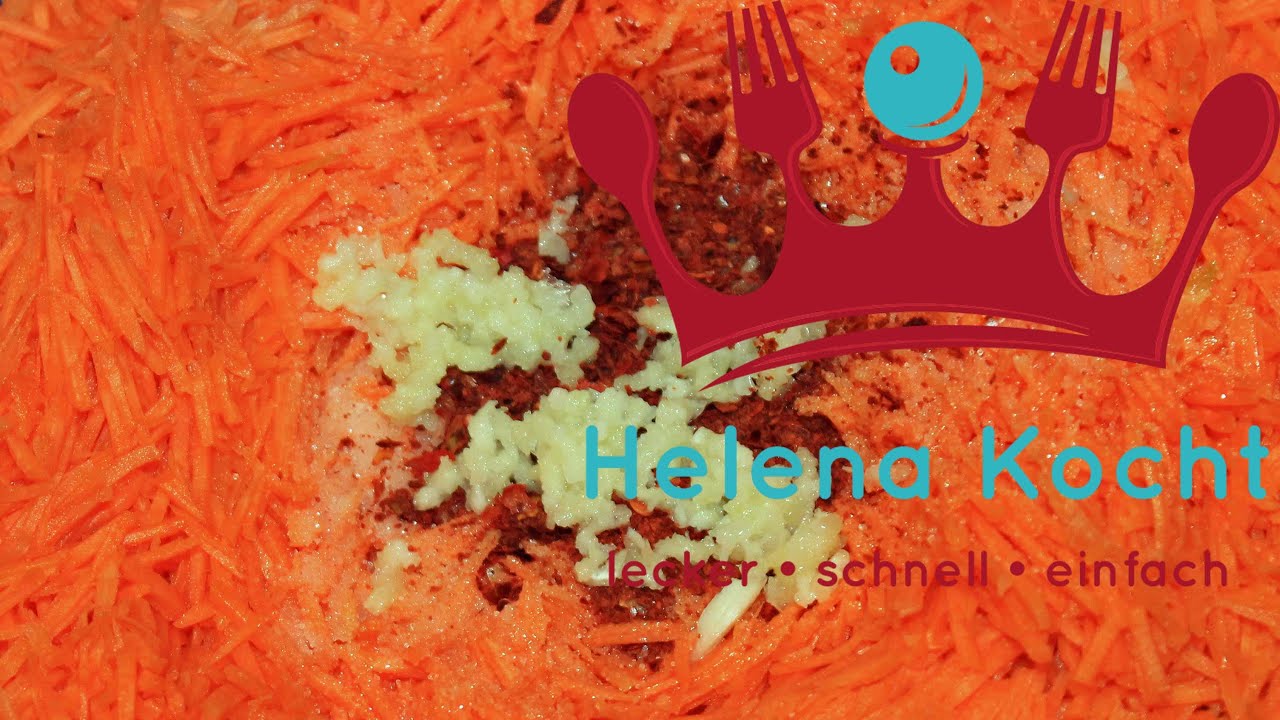 der beste M&ouml;hrensalat / leckerer Karotten Salat / schnelle Anleitung