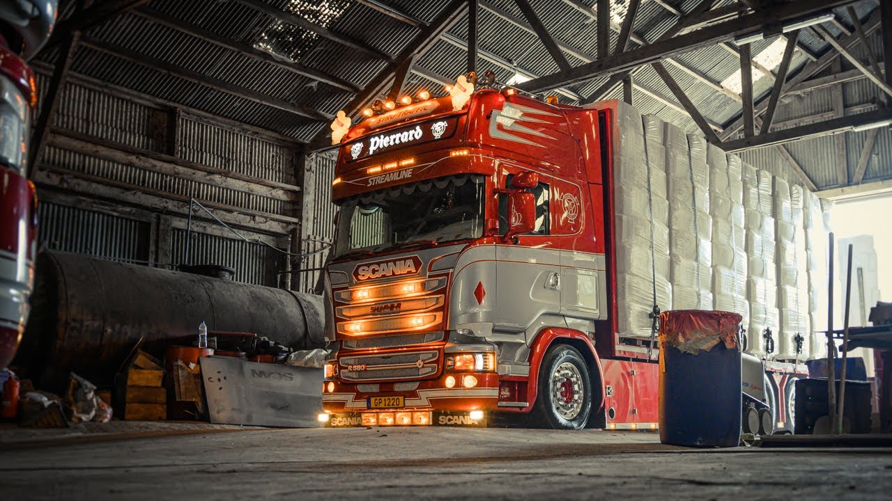 SCANIA R580 V8 🚚💨🚛 TRANSPORT PIERRARD