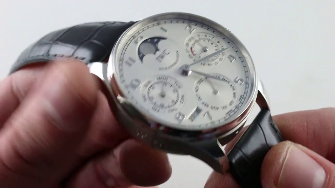 Pre-Owned IWC Portuguese Perpetual Calendar IW5022-19 Luxury Watch Review