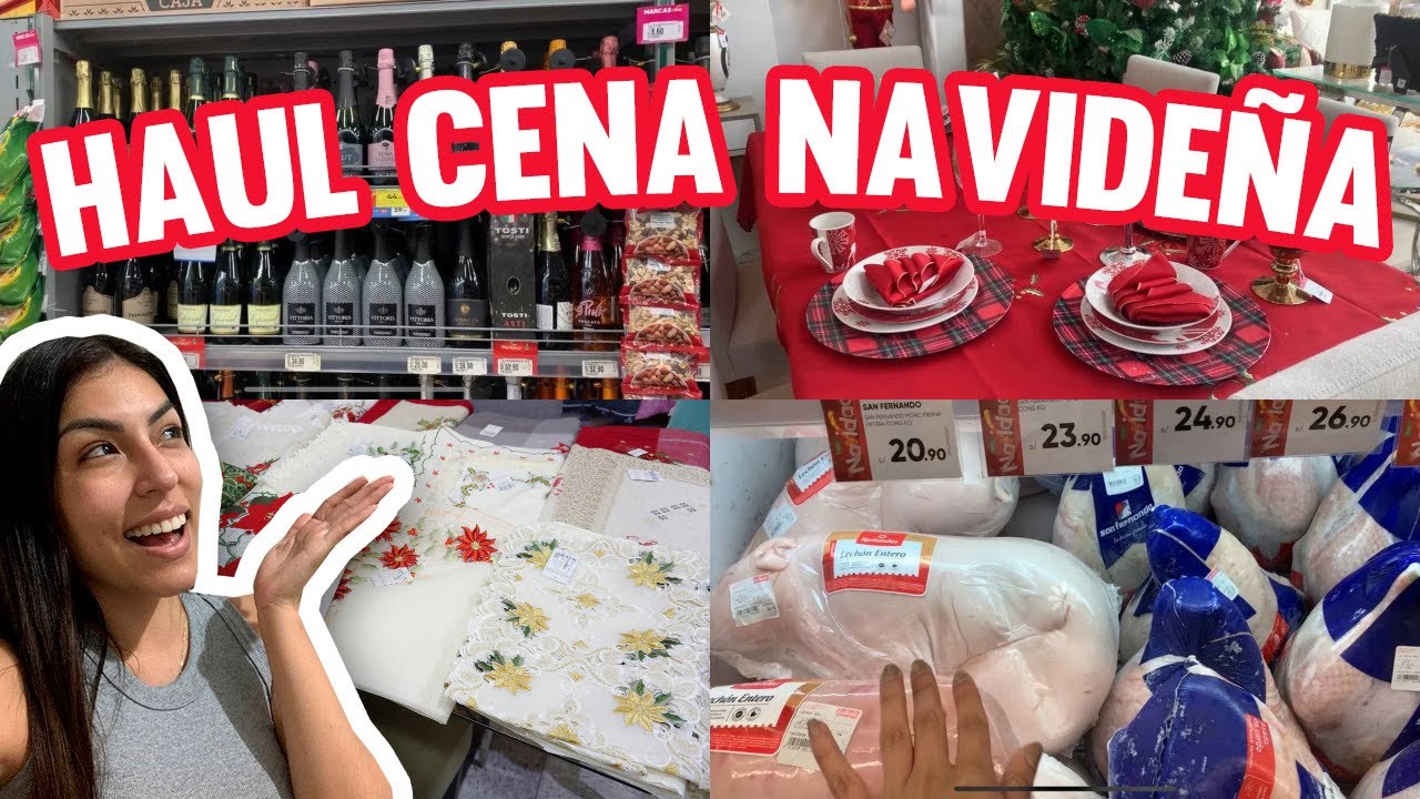 COMPRA CONMIGO TODO PARA LA CENA NAVIDEÑA l ¡Comida, Deco y Precios!