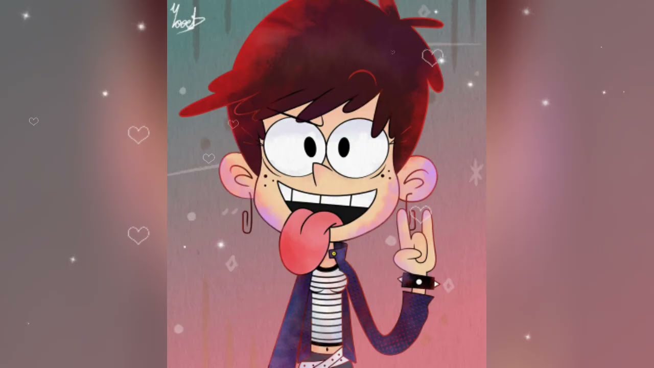 the loud House Luna Loud 💜😜🤟🎧🎸💜