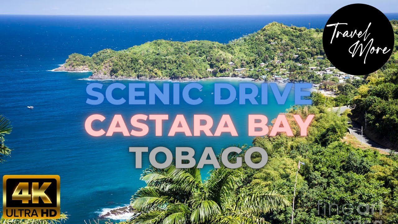 [4K] Scenic Drive Pigeon Point Beach to Castara Bay, Trinidad & Tobago