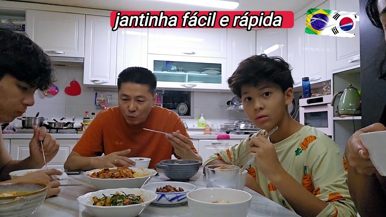 NOSSA JANTA DE SÁBADO. COMIDINHA COREANA
