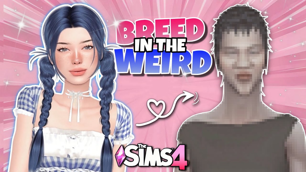 Breed IN The WEIRD!! Sims 4 CAS Challenge