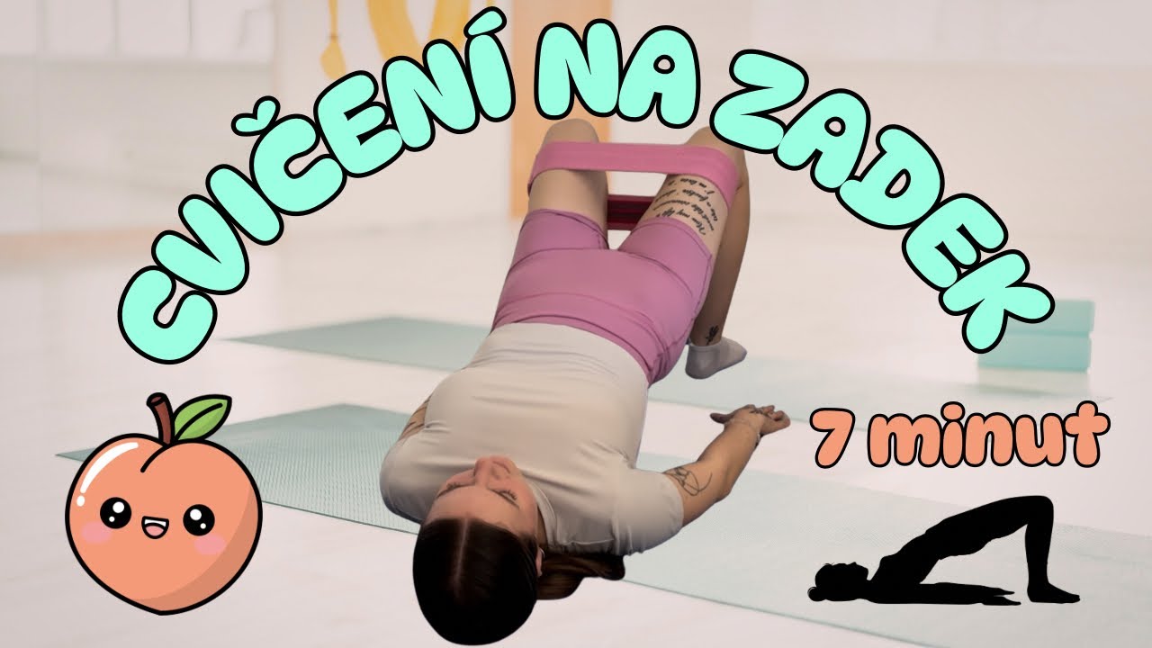PO TOMHLE TĚ BUDE BOLET ZADEK!🍑🩷| domácí cvičení s gumou 