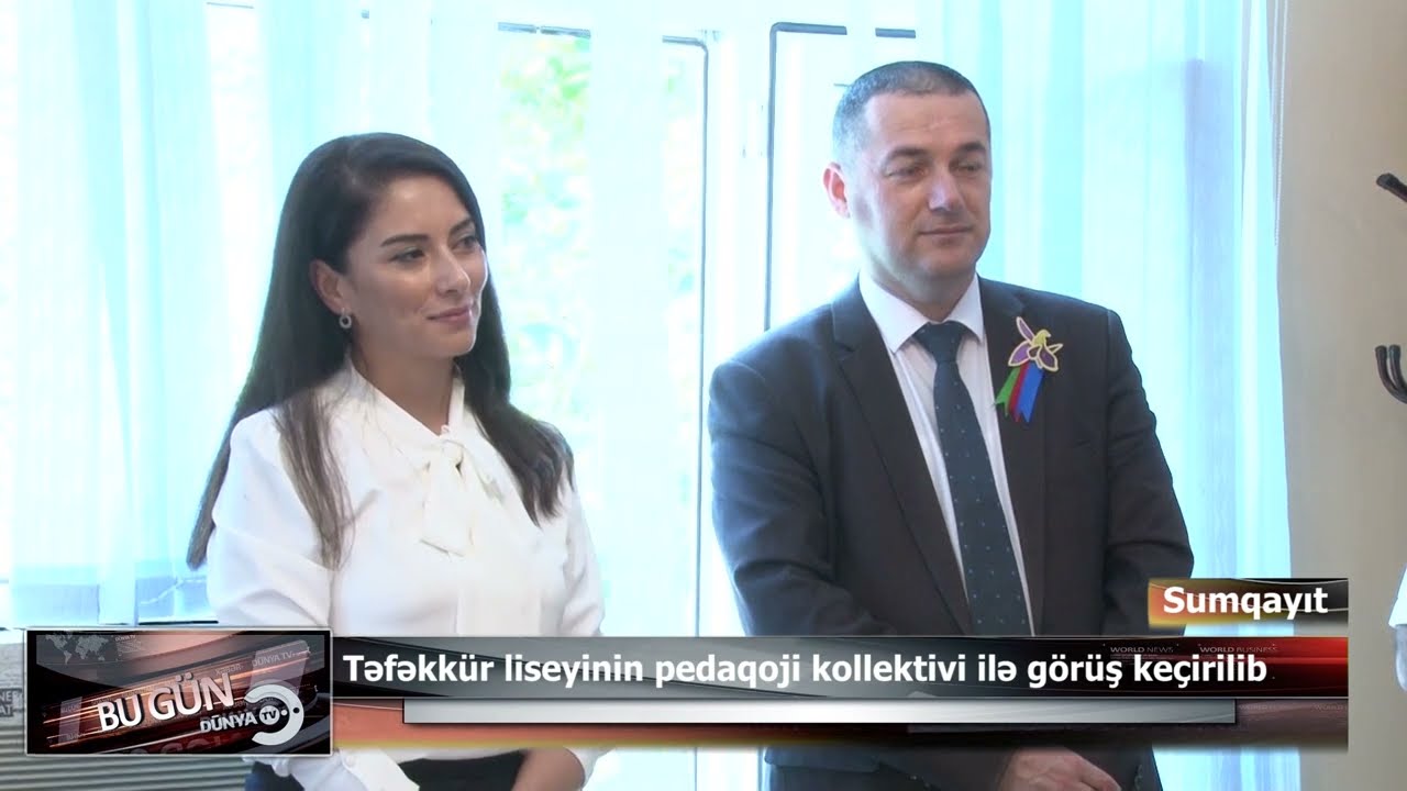 Təfəkkür liseyinin pedaqoji kollektivi ilə görüş keçirilib