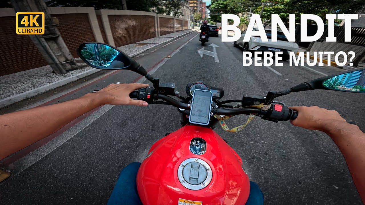 QUAL CONSUMO DA BANDIT? | POV BANDIT 650 | MOTOVLOG 4K