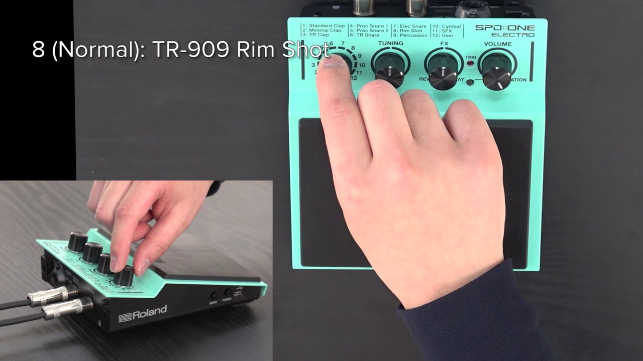 “Демонстрация звуков (SPD::ONE ELECTRO)” Roland SPD::ONE #01