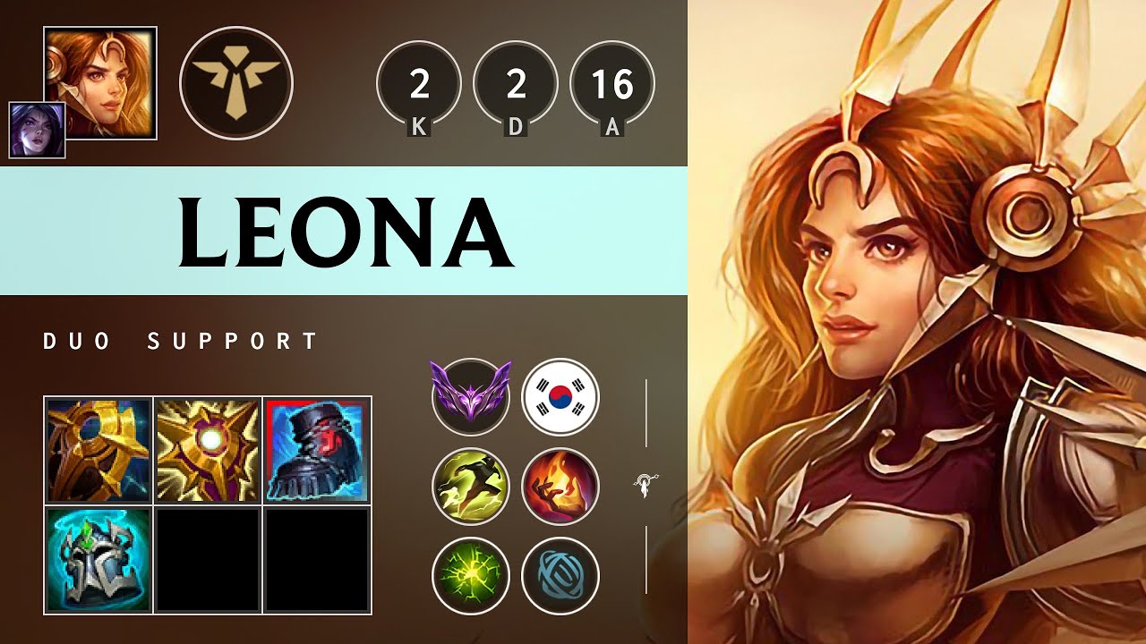 Leona Support vs Braum - KR Master Patch 25.06