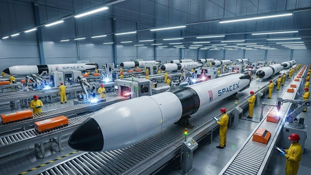 Inside the SpaceX Factory: Manufacturing the Falcon 9 Rocket (Full Process)