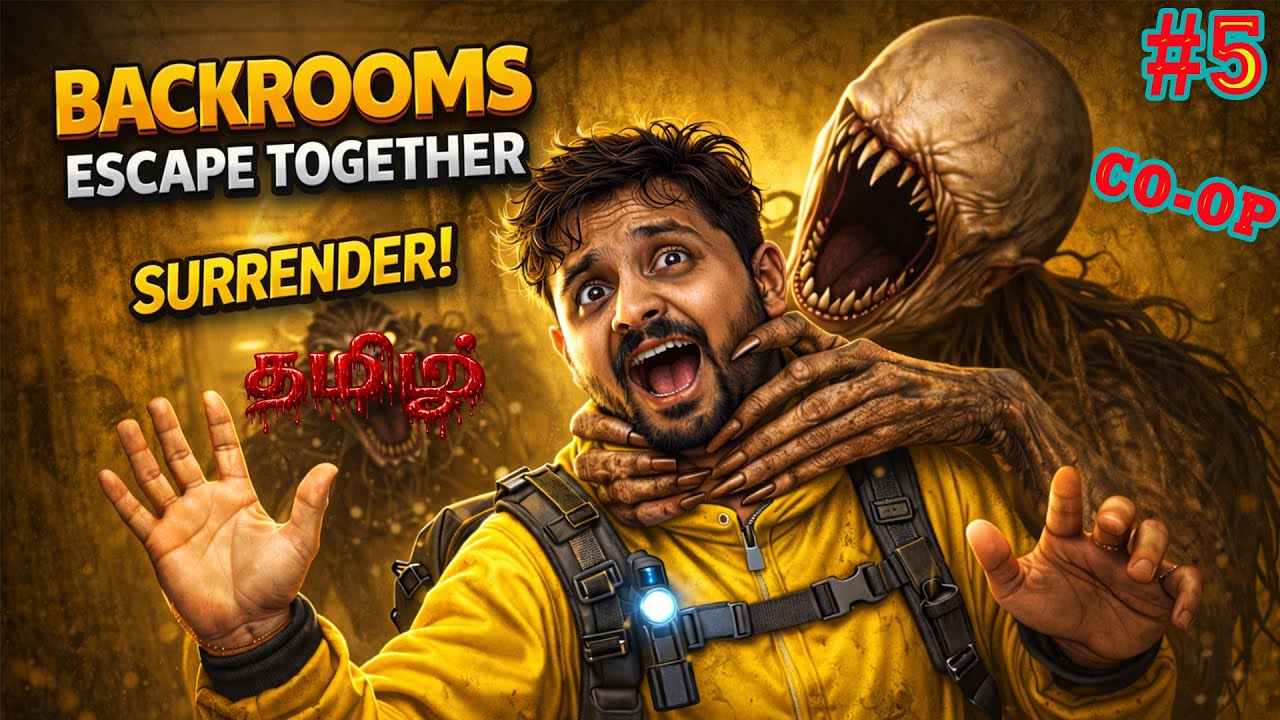 WE SURRENDERED TO THE MONSTER  | Backrooms Escape Together #backrooms #horrorgaming
