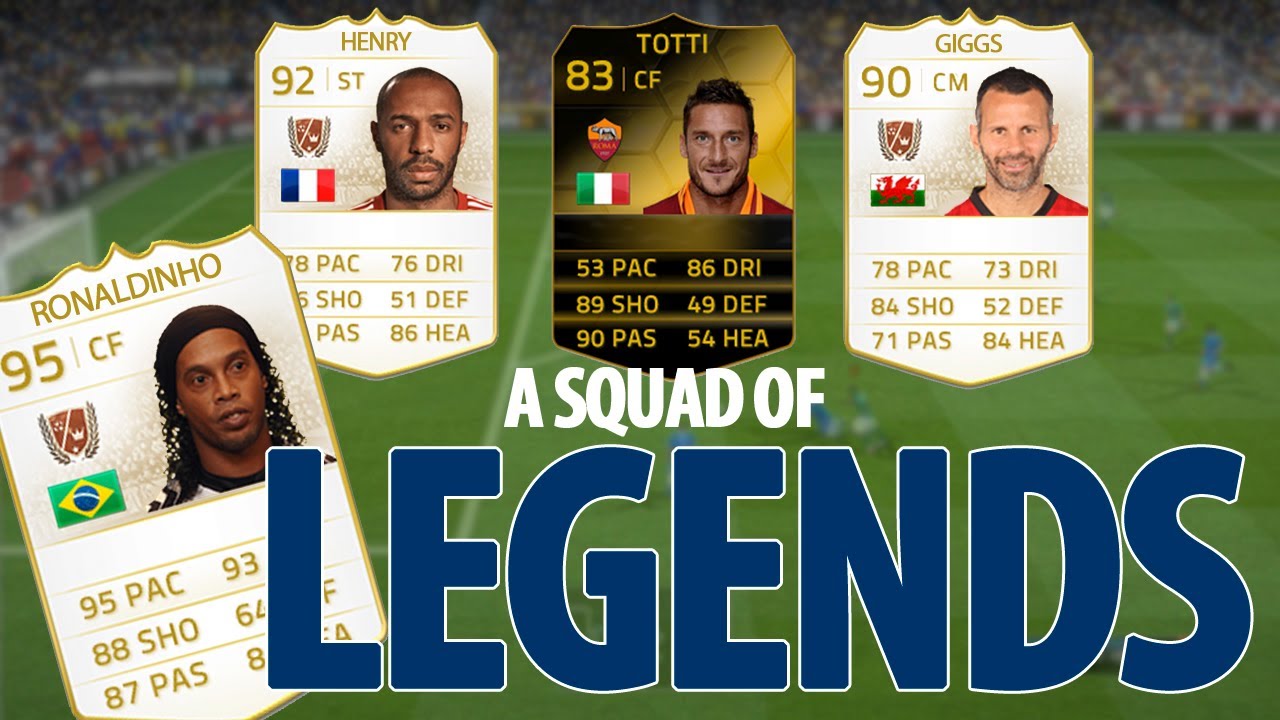 FIFA 14 NEXT GEN - SQUAD OF LEGENDS THAT DON'T HAVE LEGEND CARDS ft. IF TOTTI