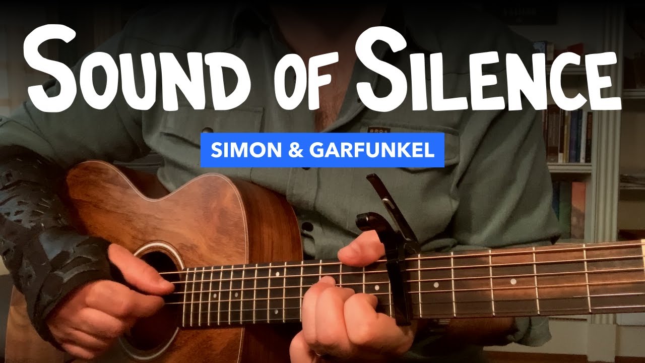 🎸 Sound of Silence • Guitar lesson w/ tabs for fingerstyle & strumming (Simon & Garfunkel)