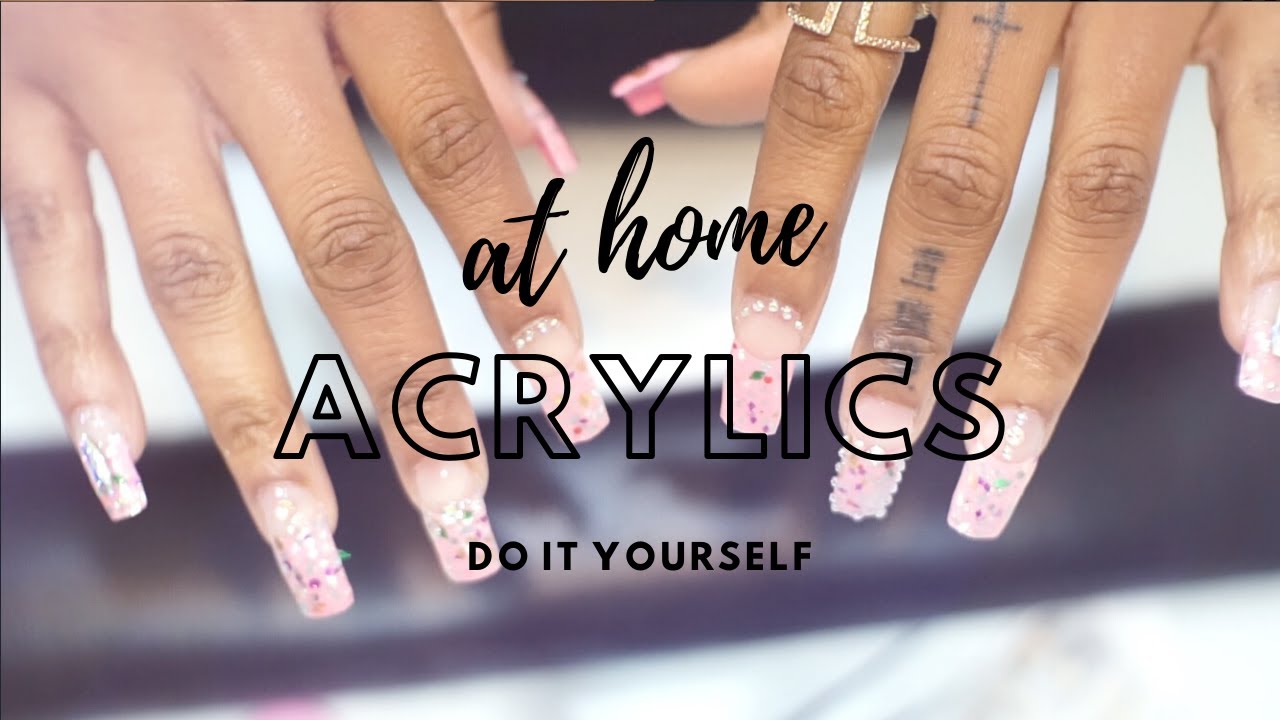WATCH ME SLAY MY NAILS FULL ACRYLIC #QUARANTINEBEHAVIOR