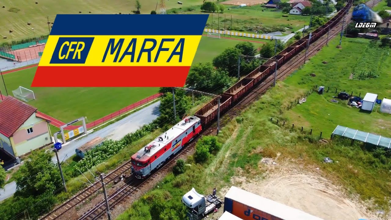 Tren CFR MARFĂ cu Mecanici de Treabă la Ramificația din Apahida - 08 Iulie 2023