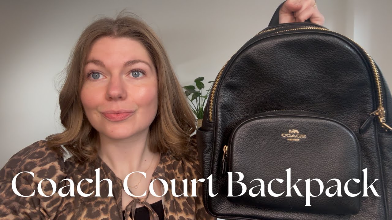 Coach Court Backpack Review