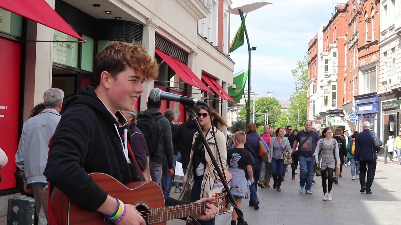 Padraig Cahill Live from Grafton Street Hero Cover song